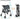 Stander EZ Fold-N-Go Rollator – Lightweight Folding Travel Rollator Walker with Seat