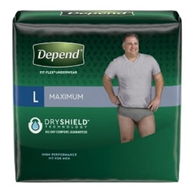 Depend Fit-Flex Incontinence Underwear For Men - Maximum Absorbency