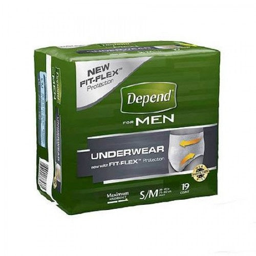 Depend Fit-Flex Incontinence Underwear For Men - Maximum Absorbency