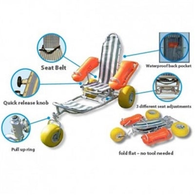 Mobi-Chair Floating Beach Wheelchair