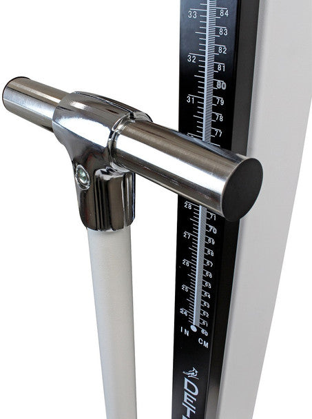 Detecto 449 Mechanical Physician Scale with Stability Handle & Height Rod – 450 lb Capacity