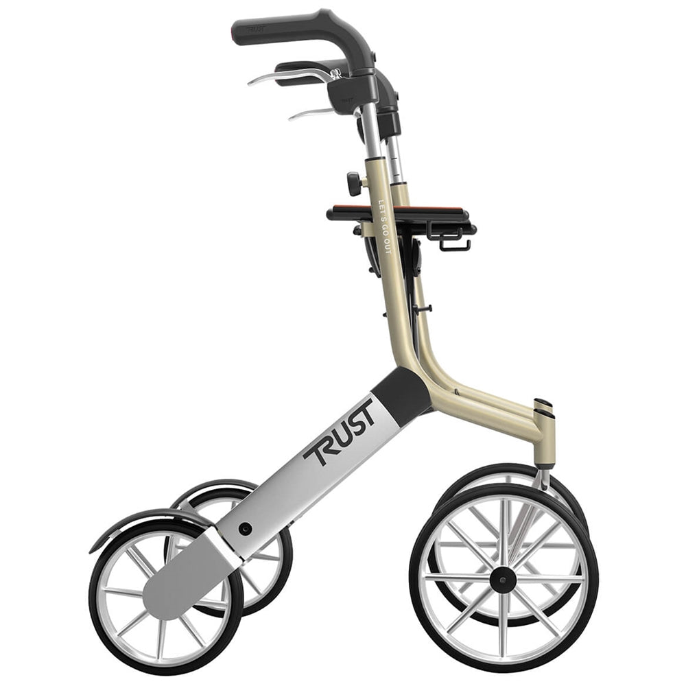 Trust Care Letââ s Go Out Euro-Style Folding Rollator