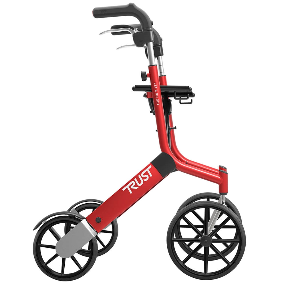 Trust Care Letââ s Go Out Euro-Style Folding Rollator