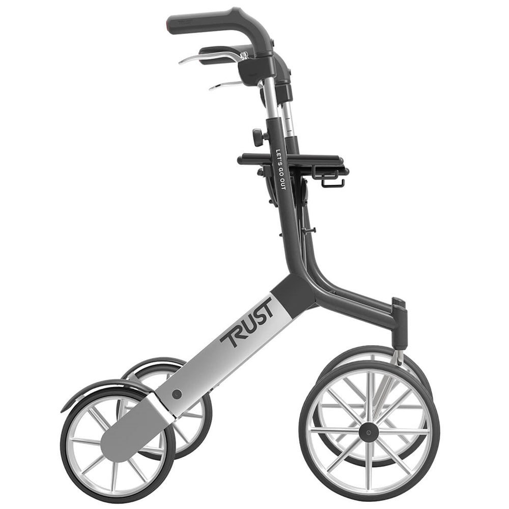Trust Care Letââ s Go Out Euro-Style Folding Rollator