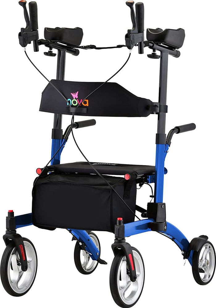 Nova Medical Dragon Fold nââ Go Rise UP Rollator Upright Standing Walker