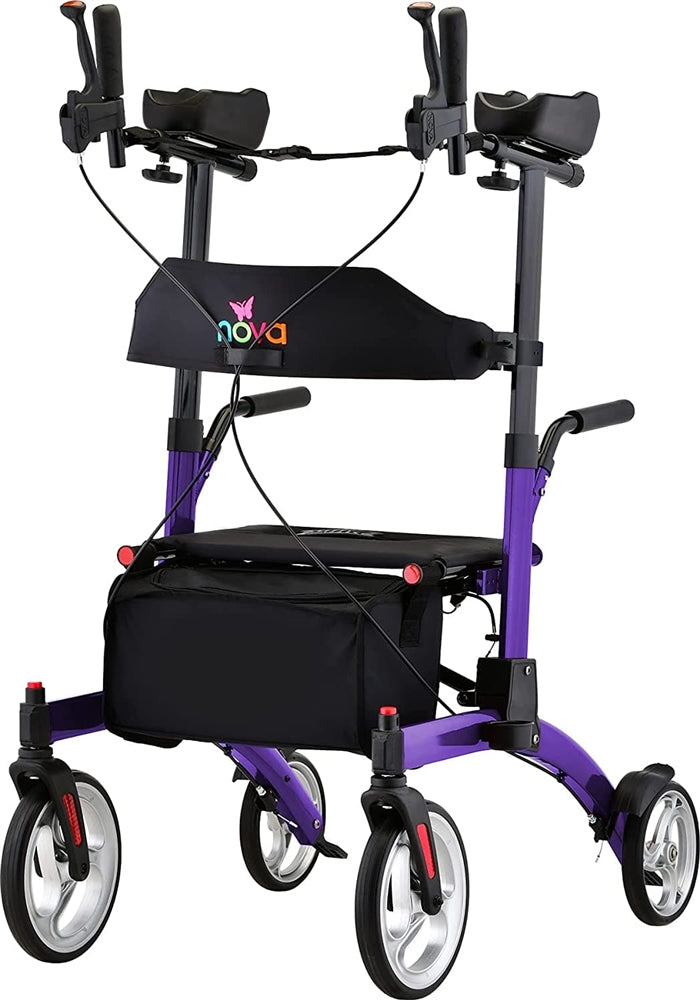 Nova Medical Dragon Fold nââ Go Rise UP Rollator Upright Standing Walker