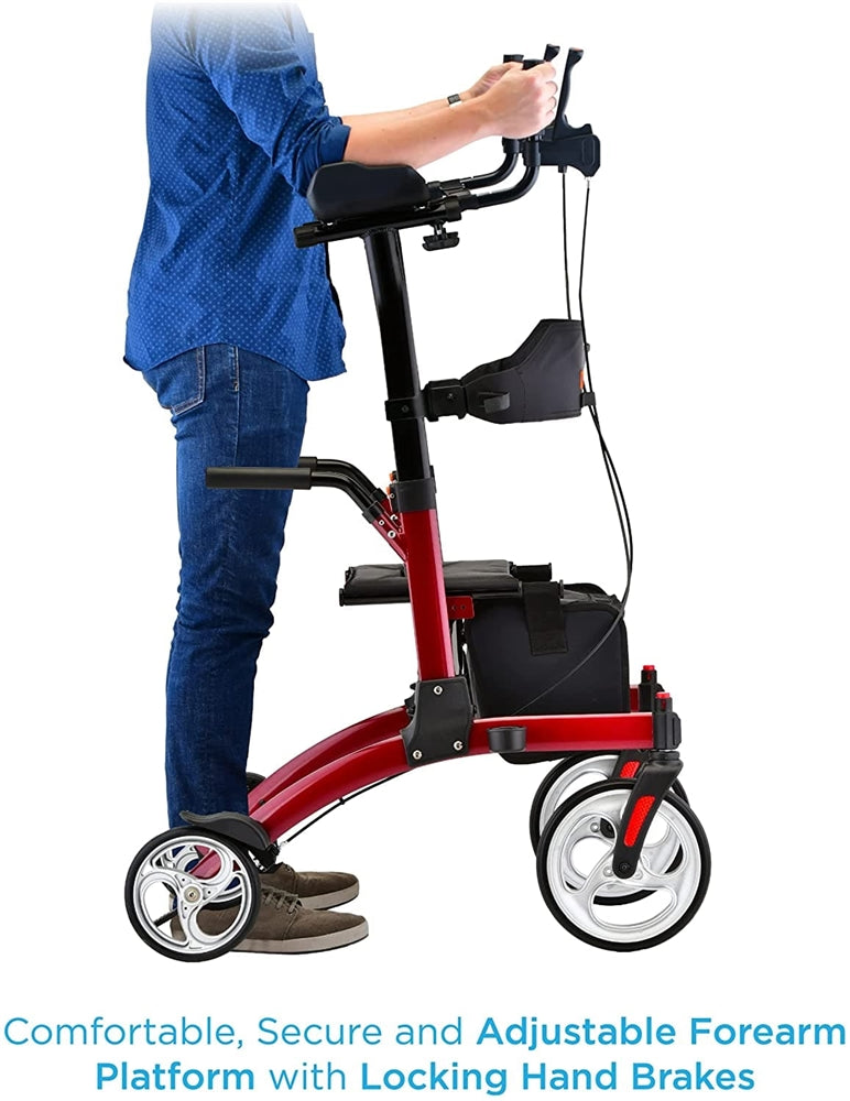 Nova Medical Dragon Fold nââ Go Rise UP Rollator Upright Standing Walker
