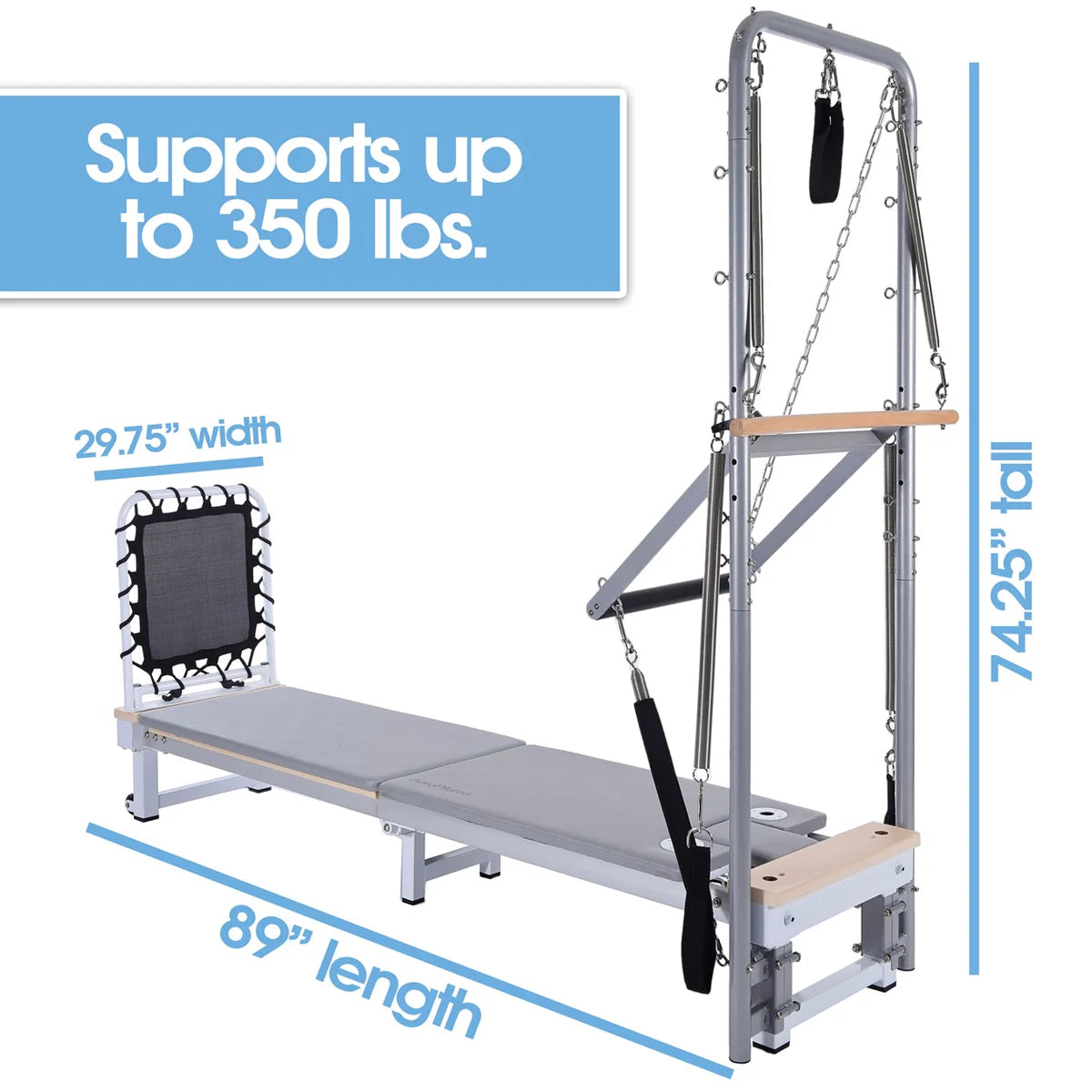 AeroPilates Precision Series Reformer 610 and Cadillac Accessory Package