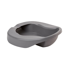 Pontoon Bedpan McKesson Graphite 2 Quart / 1893 mL