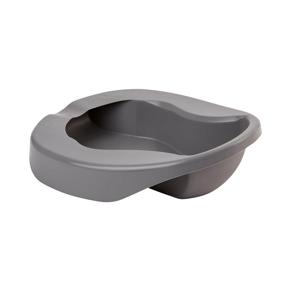 Pontoon Bedpan McKesson Graphite 2 Quart / 1893 mL