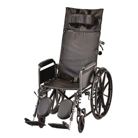Nova Medical Reclining Wheelchair with Full Arms & Elevating Leg Rests