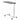 Invacare Auto-Touch Overbed Table 6417 One-Hand Adjustable Bedside Table