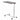 Invacare Auto-Touch Overbed Table 6417 One-Hand Adjustable Bedside Table