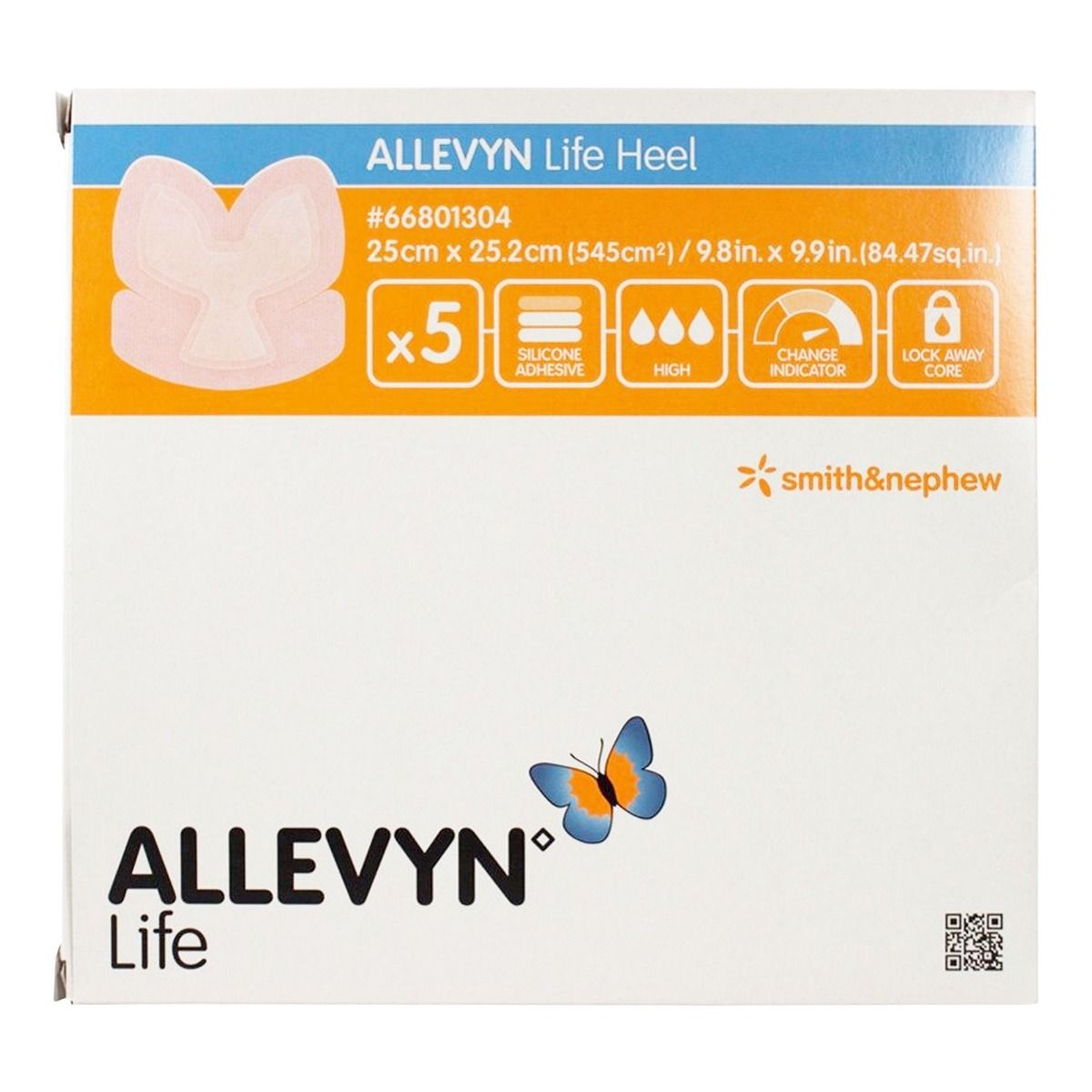 Smith+Nephew Allevyn Life Advanced Foam Dressing — Five Independent Layers, EXULOCK Technology