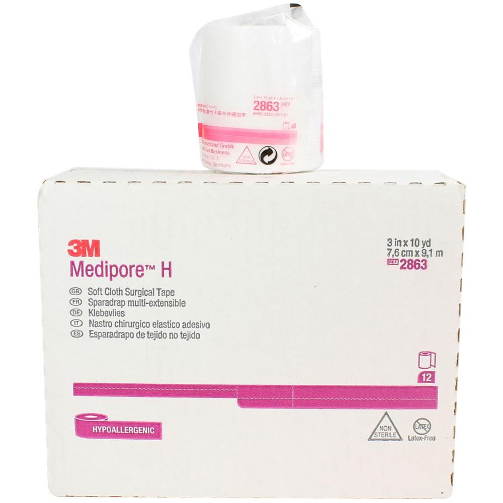 3M Medipore H Soft Cloth Medical Tape — Stronger Hold, Gentler Removal