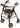 Lumex Walkabout Contour Deluxe Rollator RJ4805 – Lightweight 4-Wheel Rollator Walker with Seat