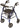 Lumex Walkabout Contour Deluxe Rollator RJ4805 – Lightweight 4-Wheel Rollator Walker with Seat
