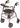 Lumex Walkabout Contour Deluxe Rollator RJ4805 – Lightweight 4-Wheel Rollator Walker with Seat