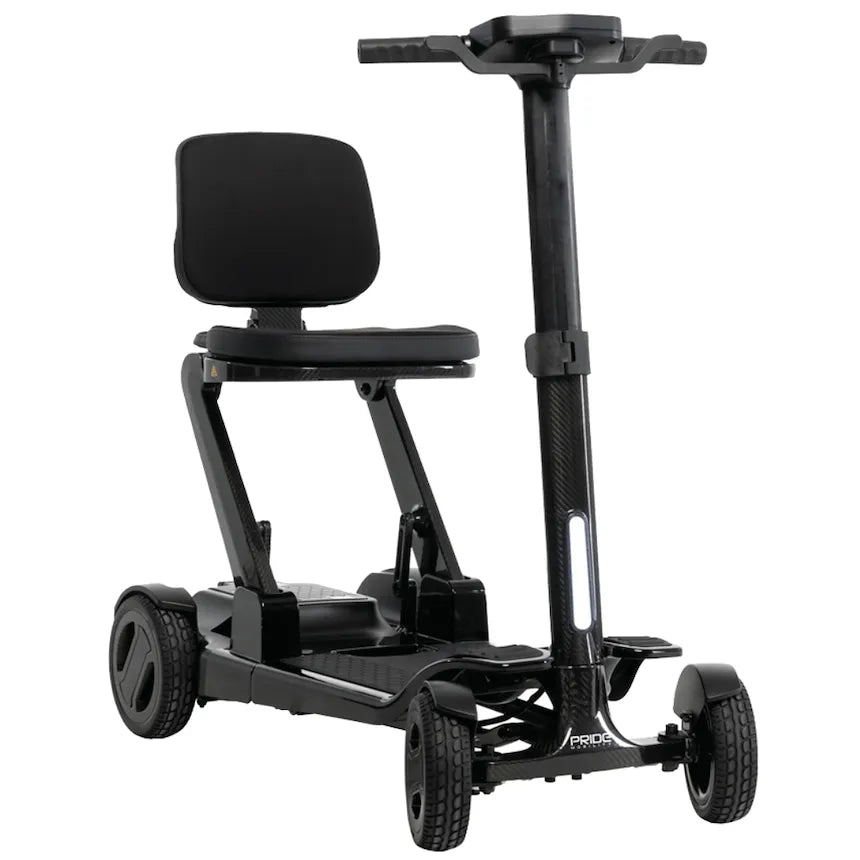 Pride Go-Go Carbon Folding Mobility Scooter – Ultra Lightweight Travel Scooter