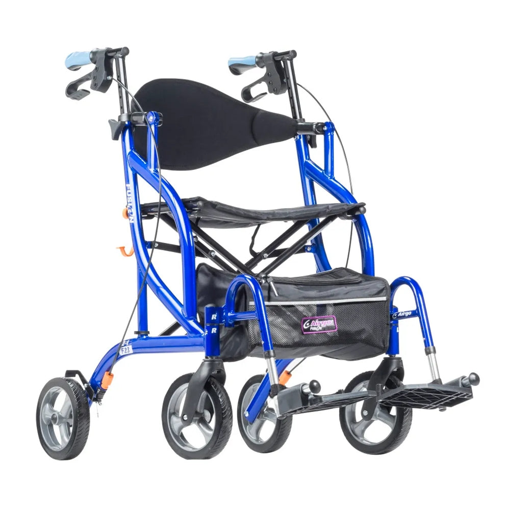 Airgo Fusion F23 Side-Folding Rollator & Transport Chair