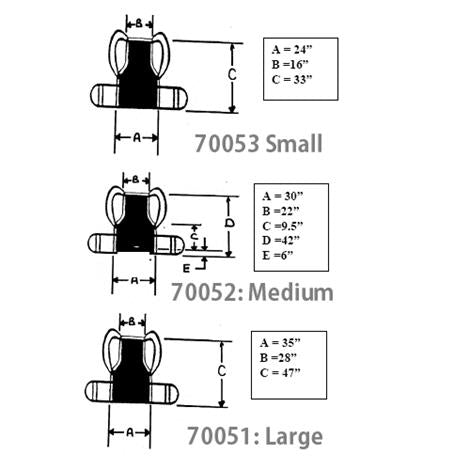 Hoyer Classics Four-Point One Piece Sling with Positioning Strap