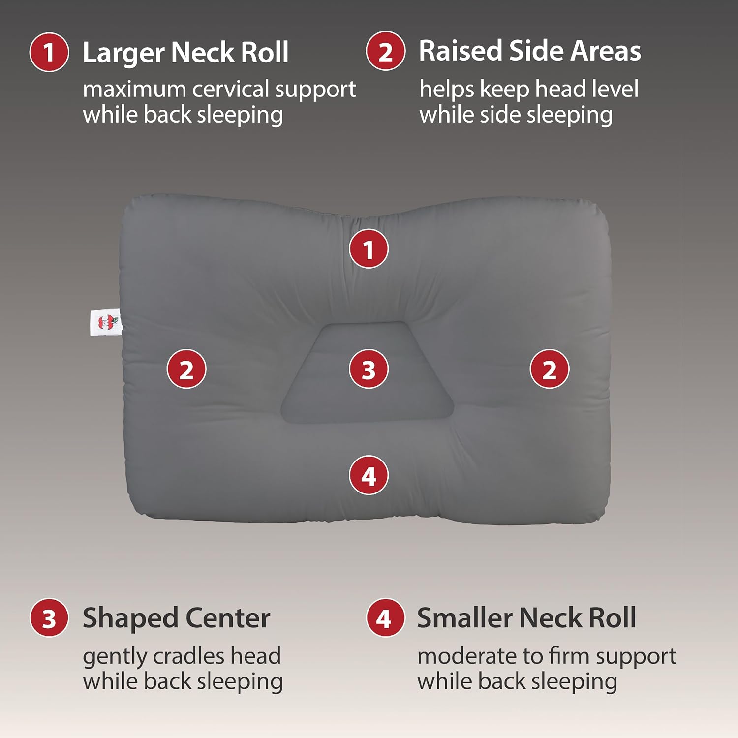 Core Products D-Core Cervical Neck Pillow