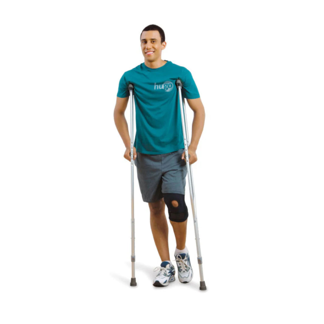 Hugo Comfort Max Lightweight Aluminum Crutches - Pair
