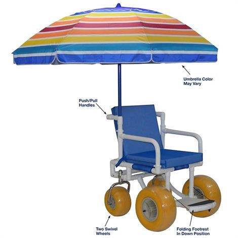 MJM 722-ATC All Terrain Beach Wheelchair