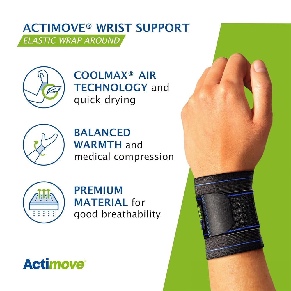 Actimove Wrist Support Elastic Wrap Around