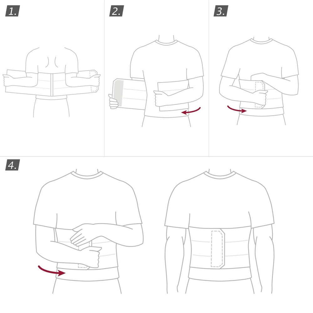 Actimove Abdominal Binder Three-Panel
