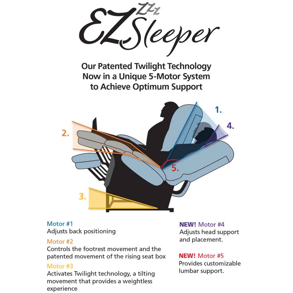 Golden EZ Sleeper PR-761 with Twilight Power Lift Chair