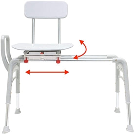 Eagle Health 78668 - Swivel & Sliding Ergo Transfer Bench