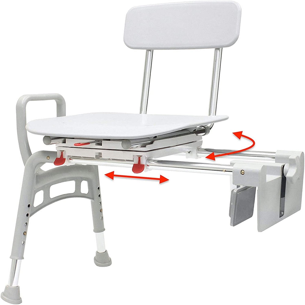 78768 - Tub-Mount Swivel Sliding Ergo Transfer Bench