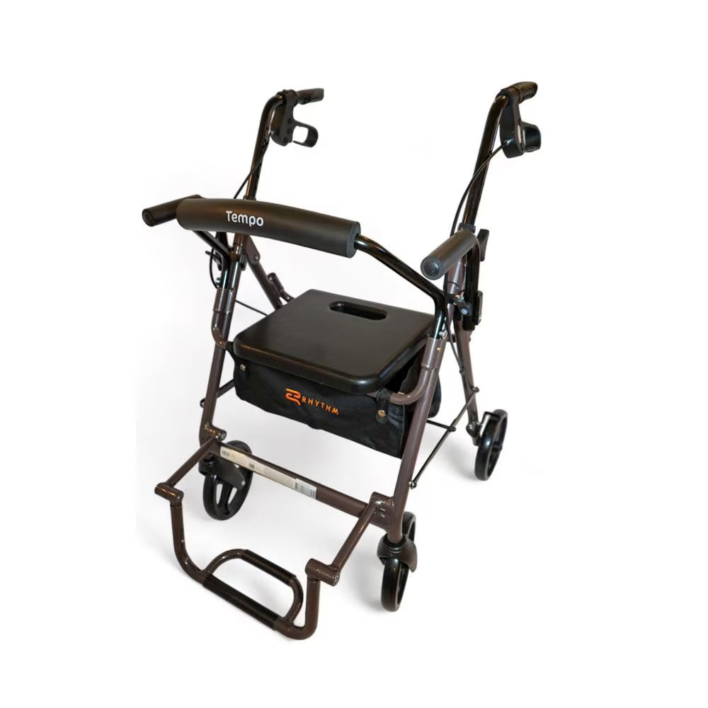 Rhythm Healthcare Tempo Hybrid Transport Chair Rollator