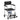 Nova Drop-Arm Transport Commode Chair 8805 – Rolling Commode & Transport Chair