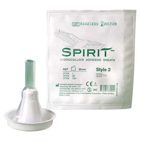 Rochester Spirit Style 2 Hydrocolloid Sheath Male External Catheter