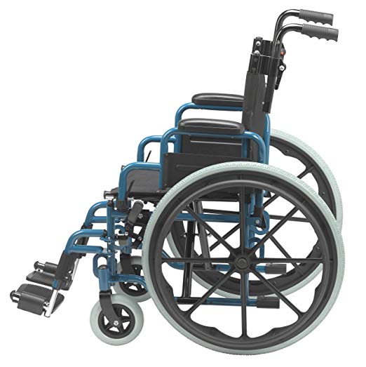 Wallaby Pediatric Folding Wheelchair – 12" or 14" Seat