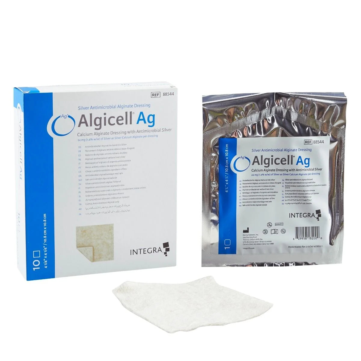 Algicell Ag Calcium Alginate Dressing with Antimicrobial Silver — High-Potency Infection Control