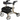 Rhythm Healthcare Arpeggio Rollator – Lightweight Folding Rollator Walker with Seat
