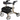 Rhythm Healthcare Arpeggio Rollator – Lightweight Folding Rollator Walker with Seat