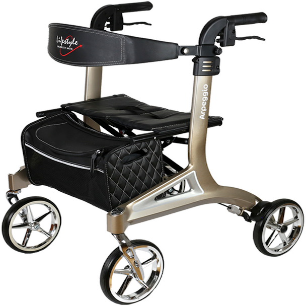 Rhythm Healthcare Arpeggio Rollator Walker 955CH - Champagne
