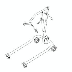 Invacare 9805P Hydraulic Patient Body Lift