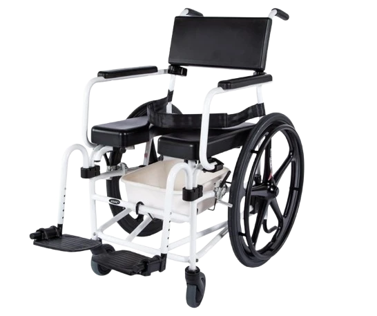 ACTIVEAID 600 Series Stainless Steel Shower/Commode Chair