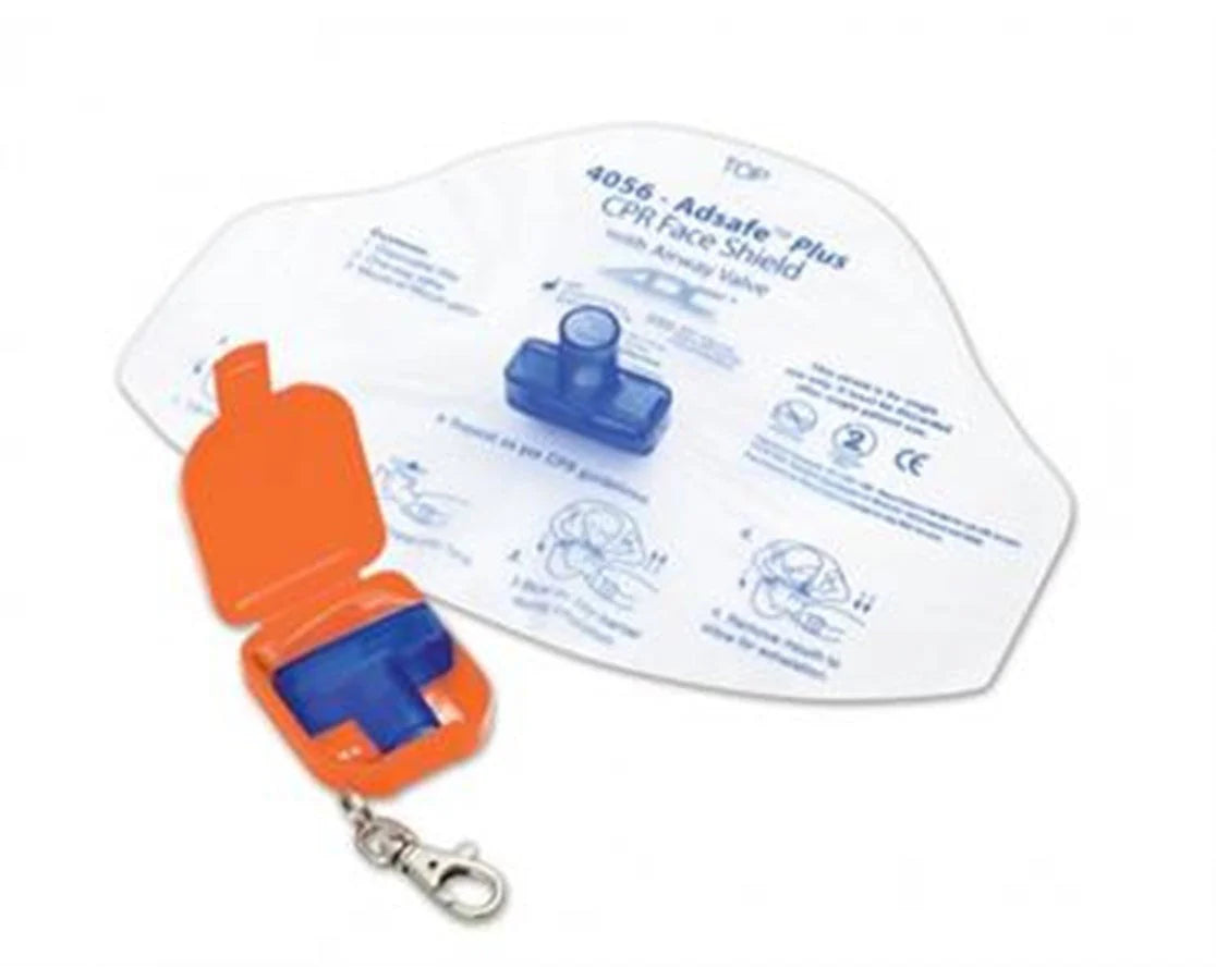 ADC - 4056 Adsafe Plus Single-use CPR Face Shield with Keychain