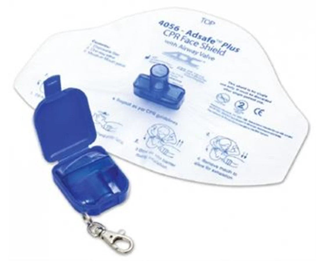 ADC - 4056 Adsafe Plus Single-use CPR Face Shield with Keychain