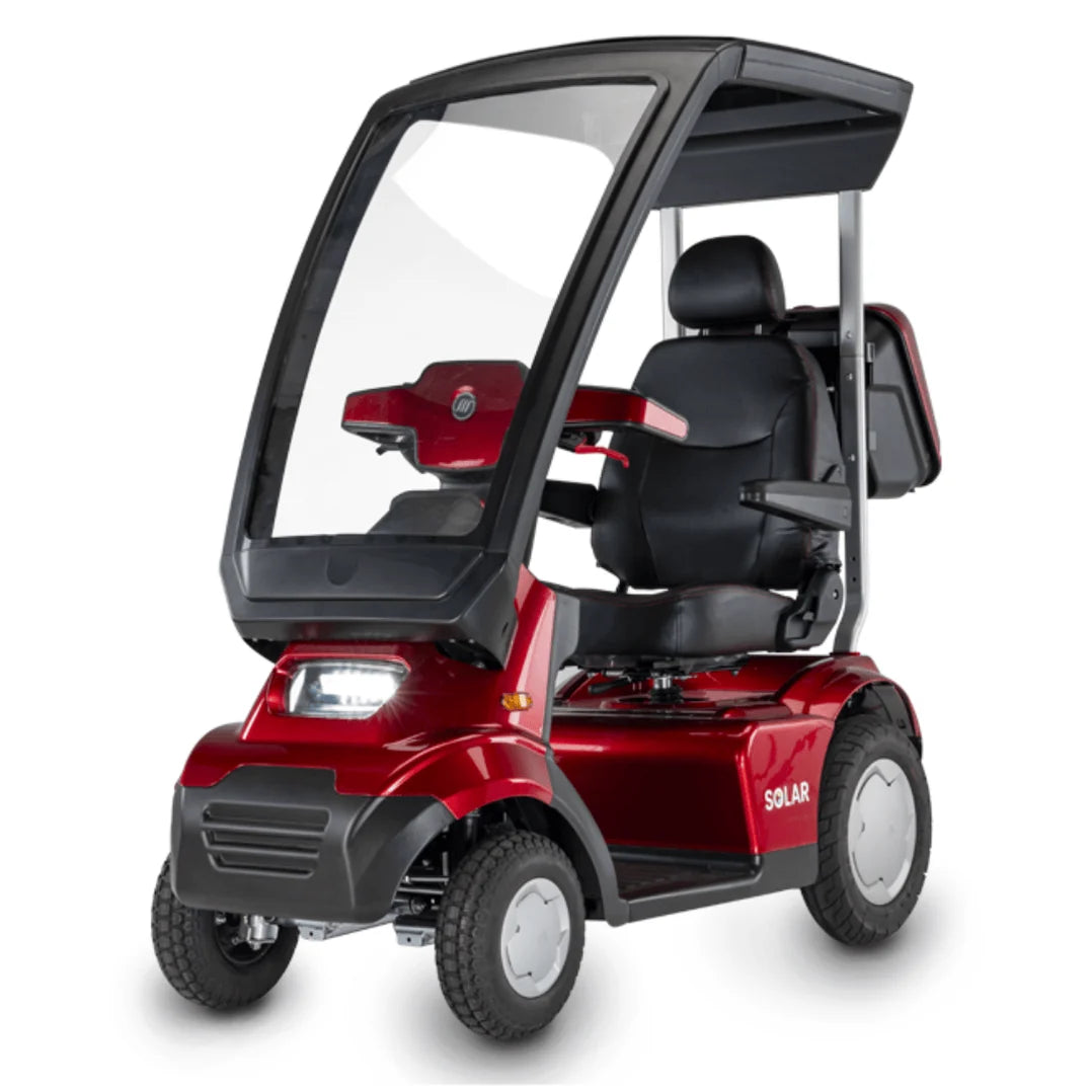 AFIKIM Afiscooter Solar 4-Wheel Mobility Scooter | 450 lb, 38 Mile Range