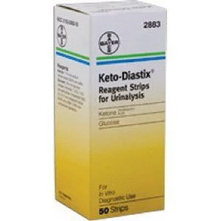 Bayer Keto-Diastixs Reagent Strips - Box of 50