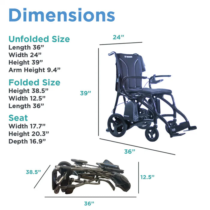 Journey Air Elite MAX Bariatic Folding Power Chair