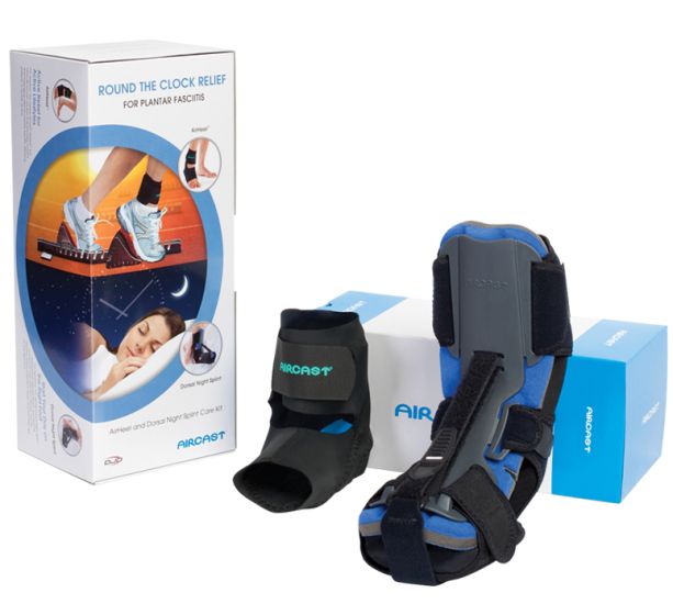 Aircast AirHeel/DNS Care Kit | 24-Hour Plantar Fasciitis & Achilles Relief