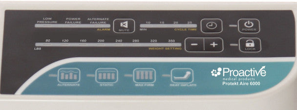 Protekt® Aire 6000 Alternating Pressure Mattress w/ Deluxe Pump 80060 by Proactive